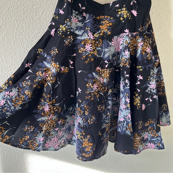 Free People Floral Tunic Dress Women’s Medium A-line Babydoll Western - Picture 3 of 13